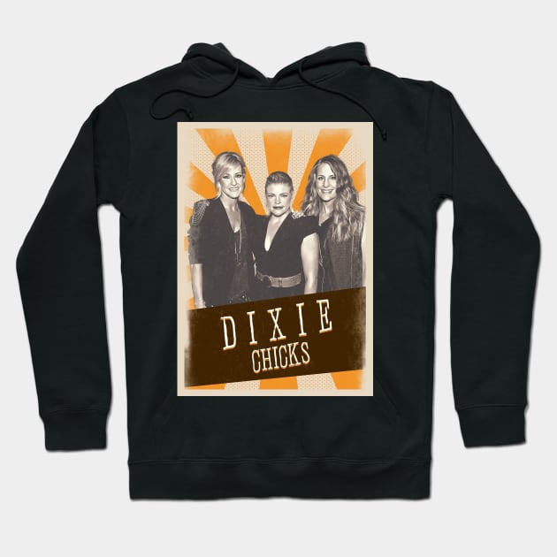 Vintage Aesthetic Dixie Chicks Hoodie by SkulRose